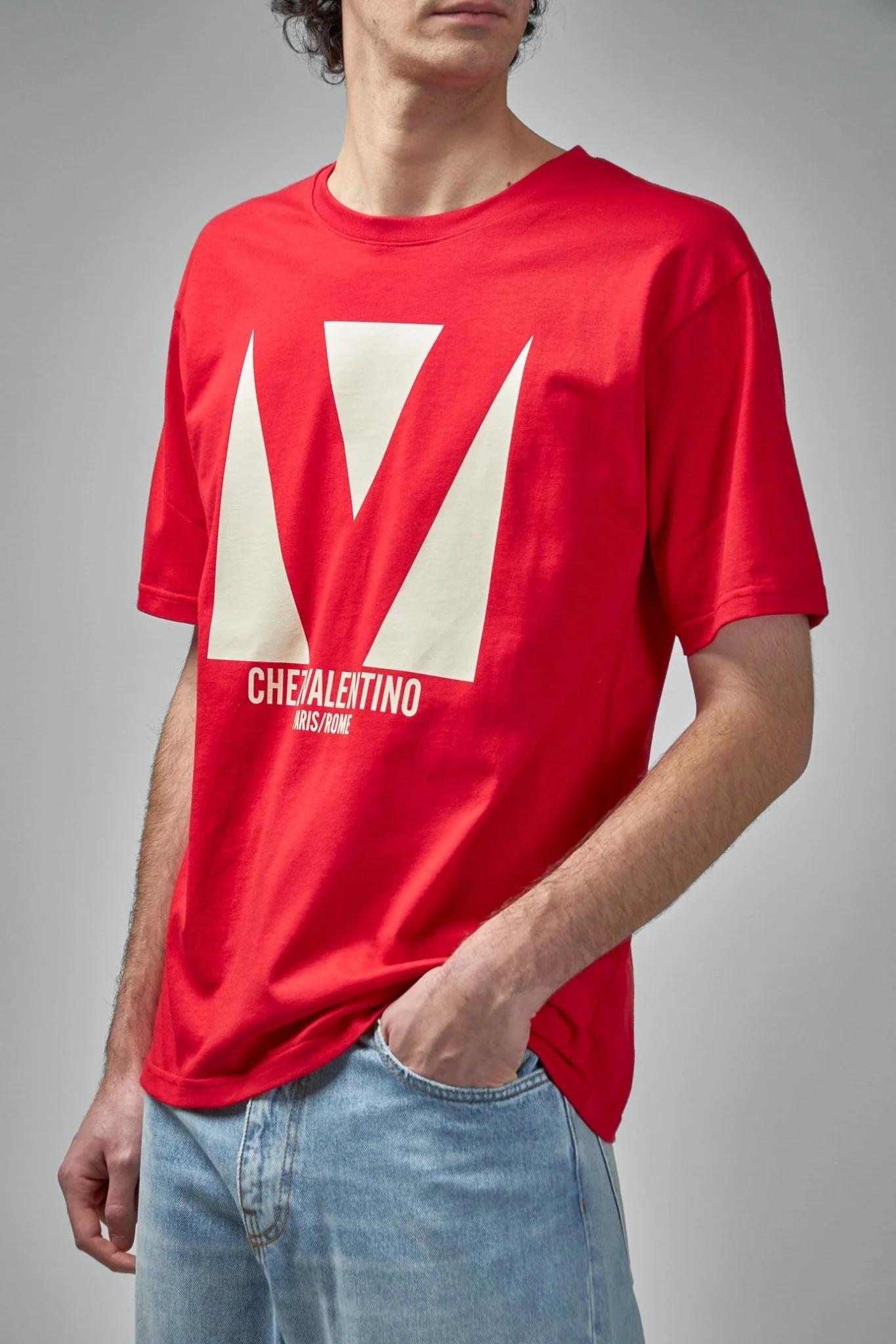 Chez Valentino Print T-shirt - Image 4
