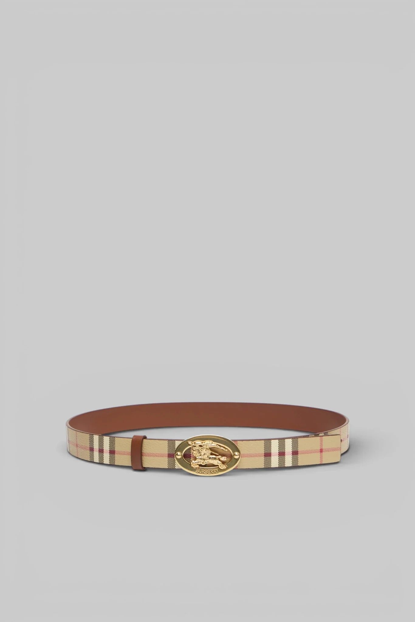 Check Oval Belt