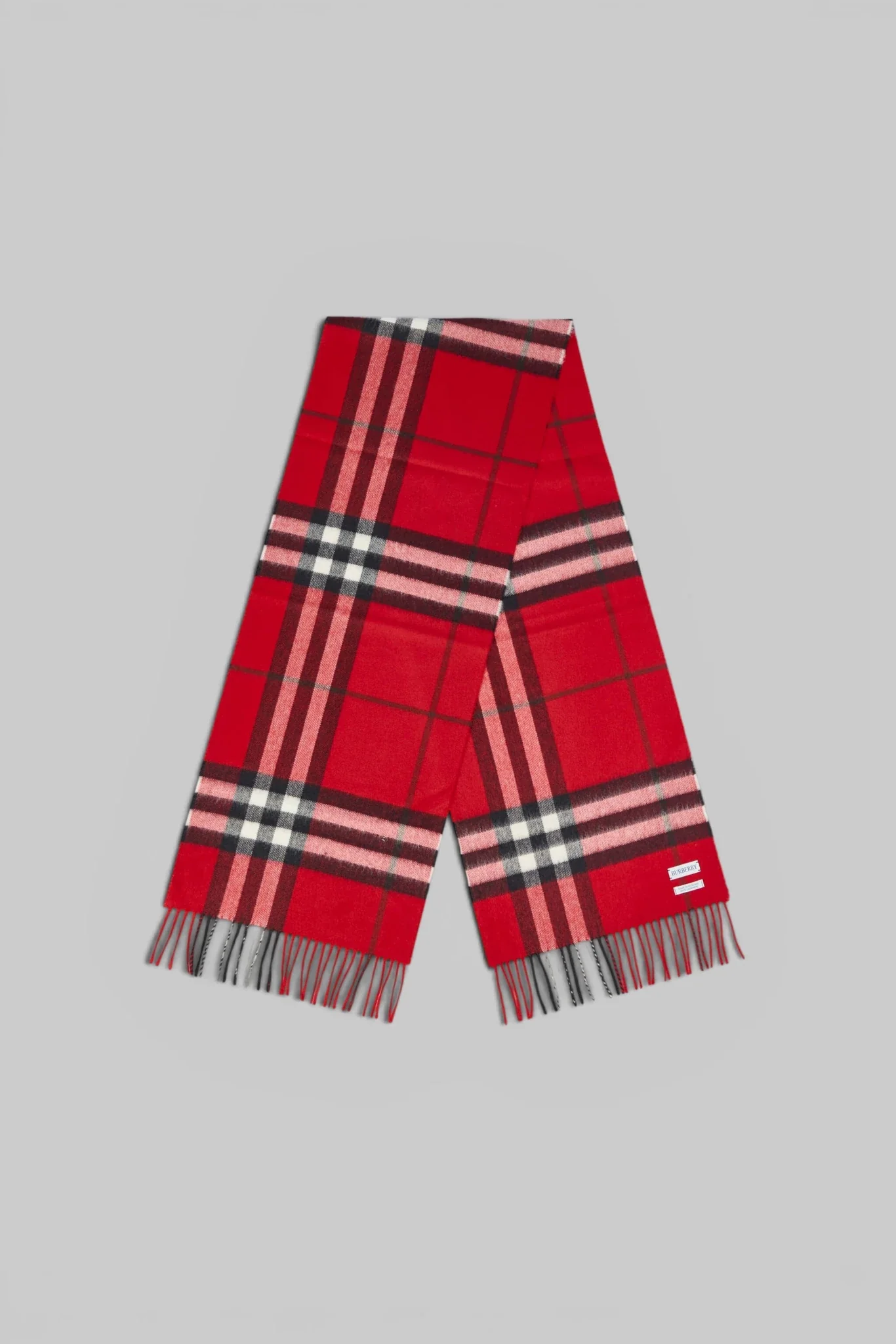 Giant Check Cashmere Scarf - Image 2
