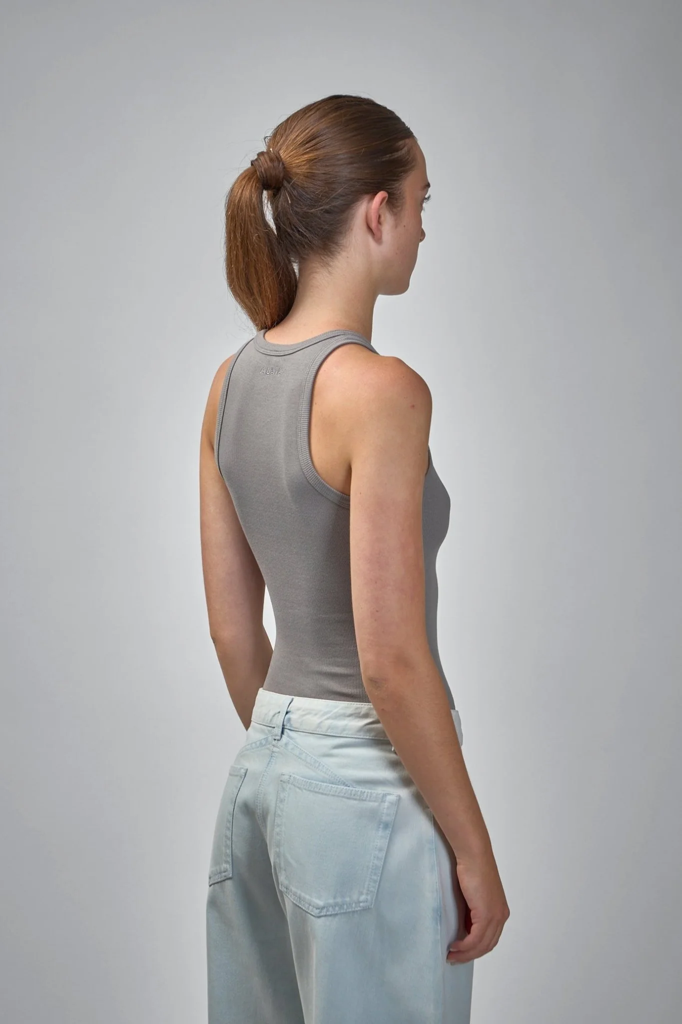 Sculpting Rib Jersey Bodysuit - Image 3