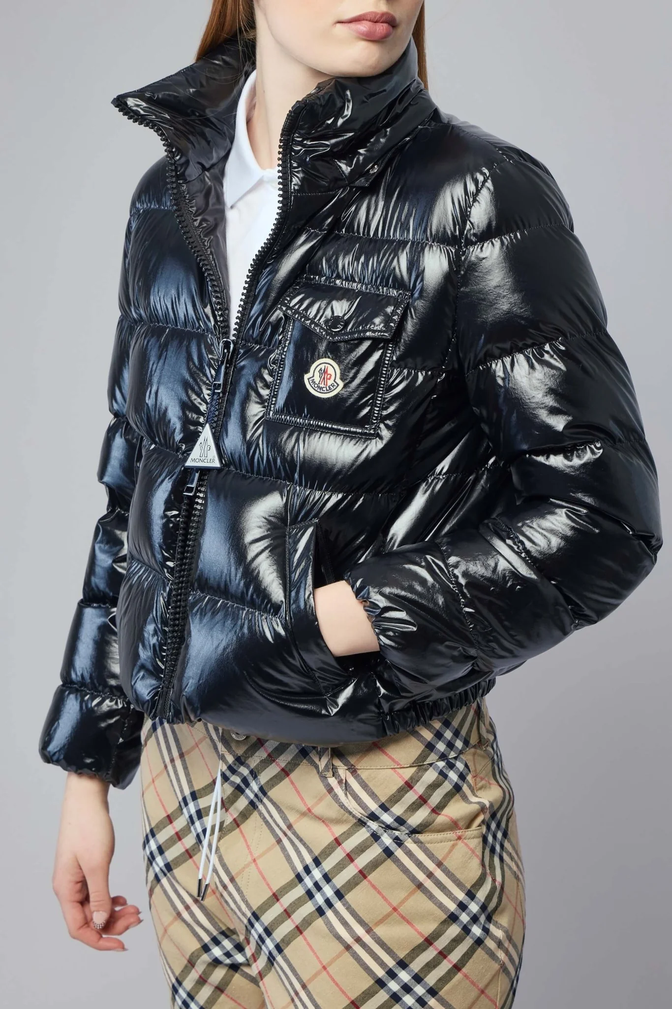Andro Hooded Short Down Jacket - Image 3