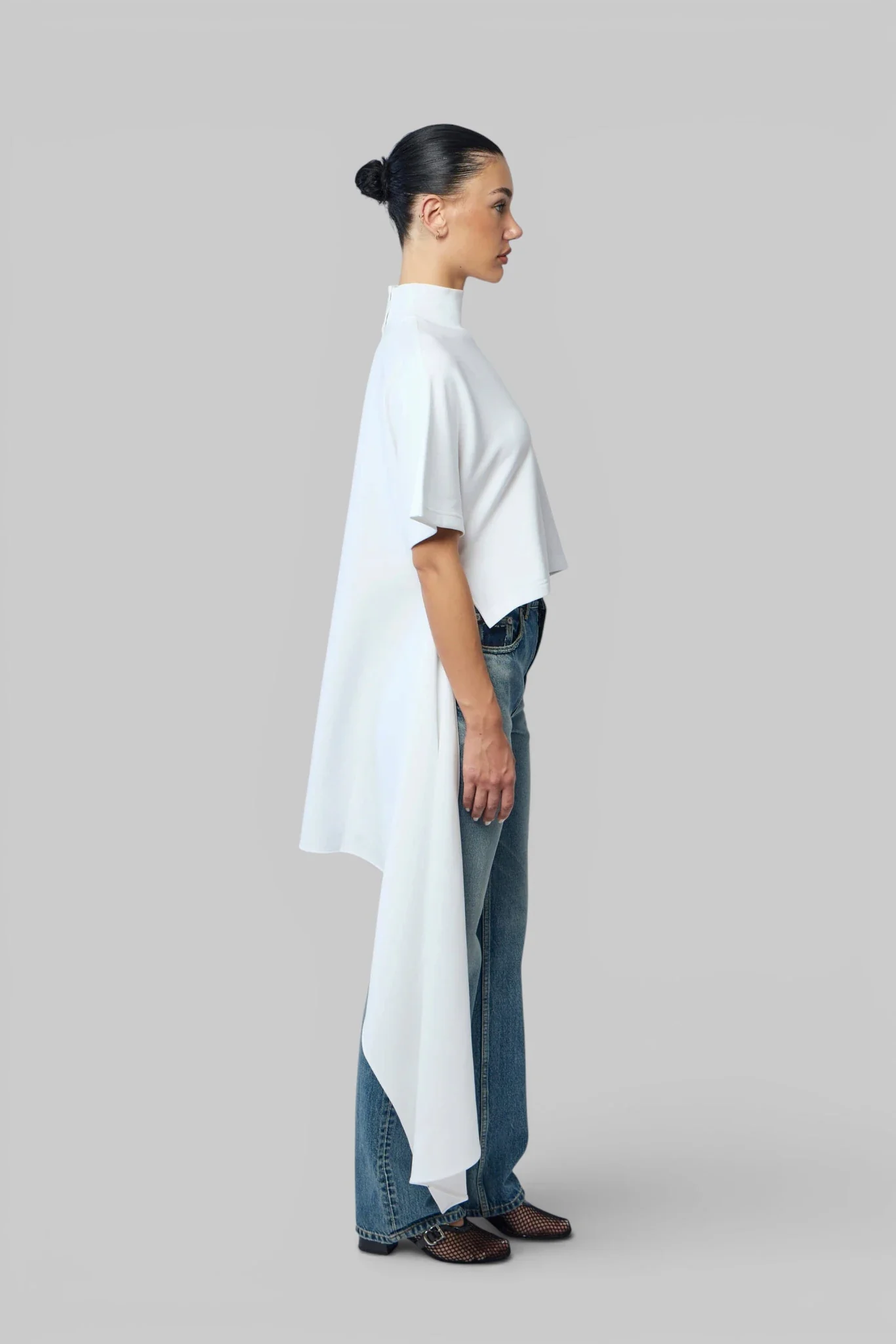 Asym Tshirt Cotton Jersey - Image 2