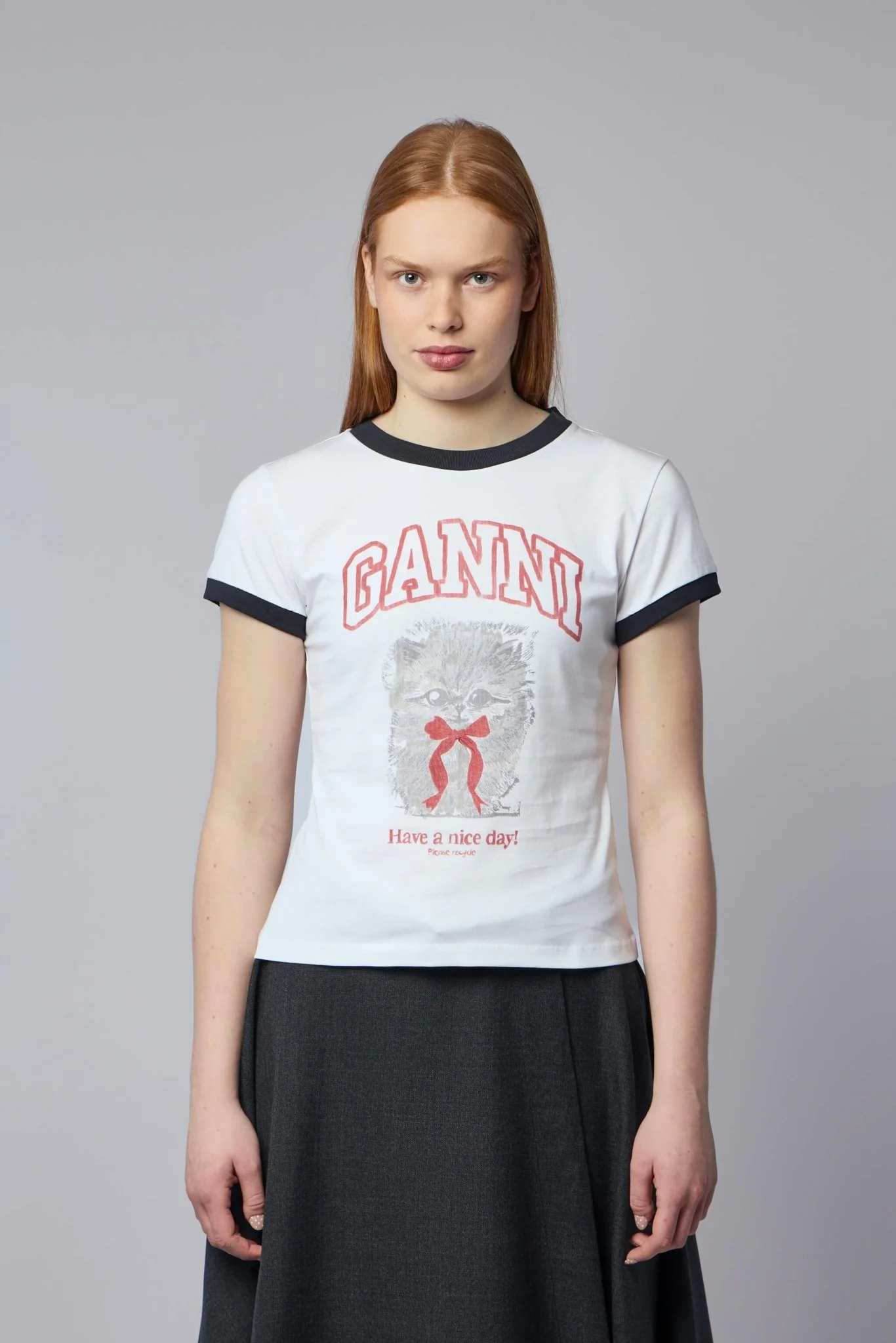 Margot Kitty Print T-shirt