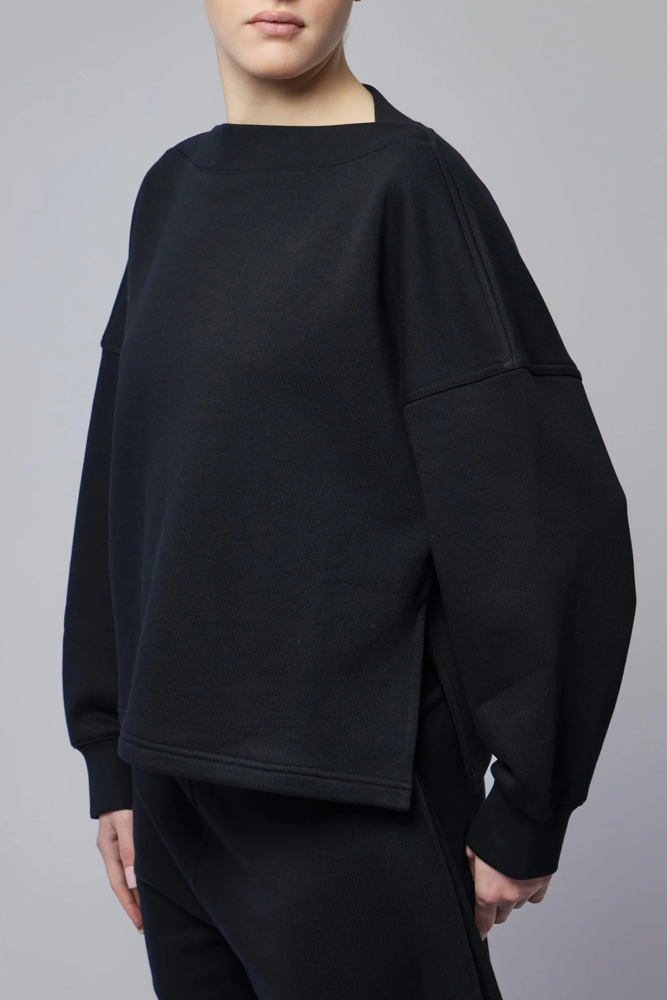 Boatneck Fleece Sweat - Image 3