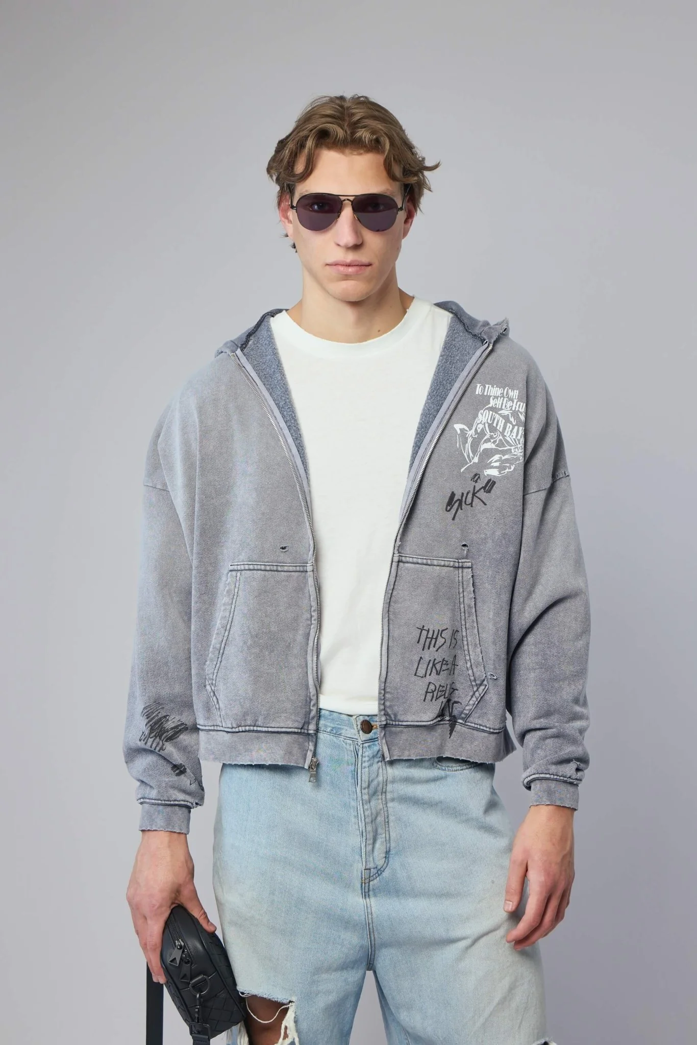 Carrying The Message Zip Hoodie