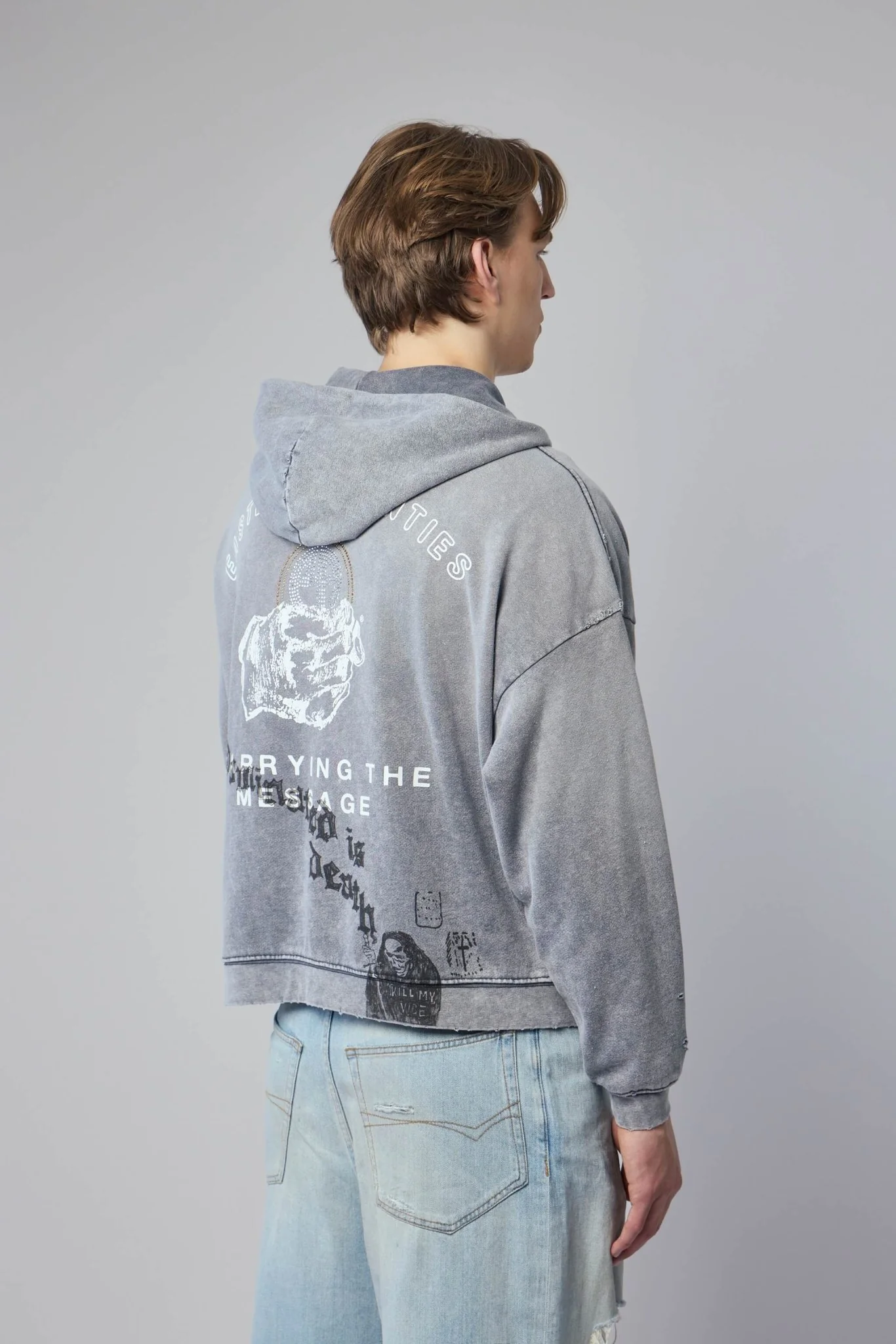 Carrying The Message Zip Hoodie - Image 5