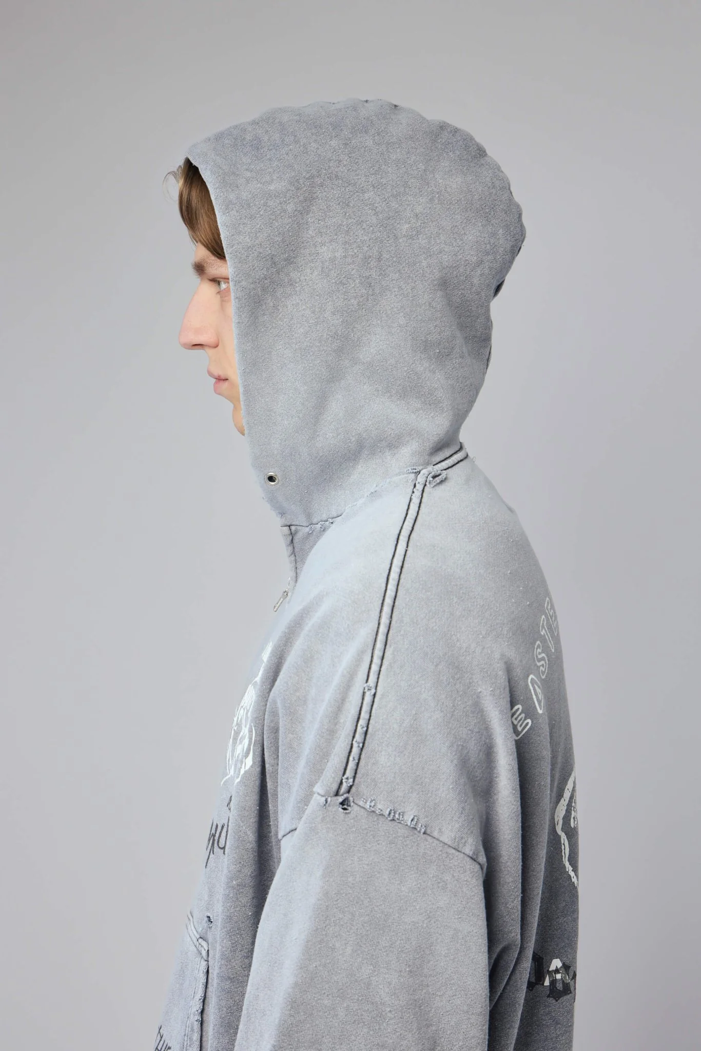 Carrying The Message Zip Hoodie - Image 7