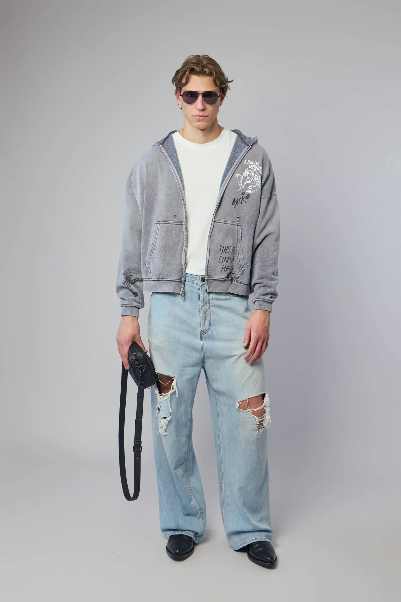 Carrying The Message Zip Hoodie - Image 8