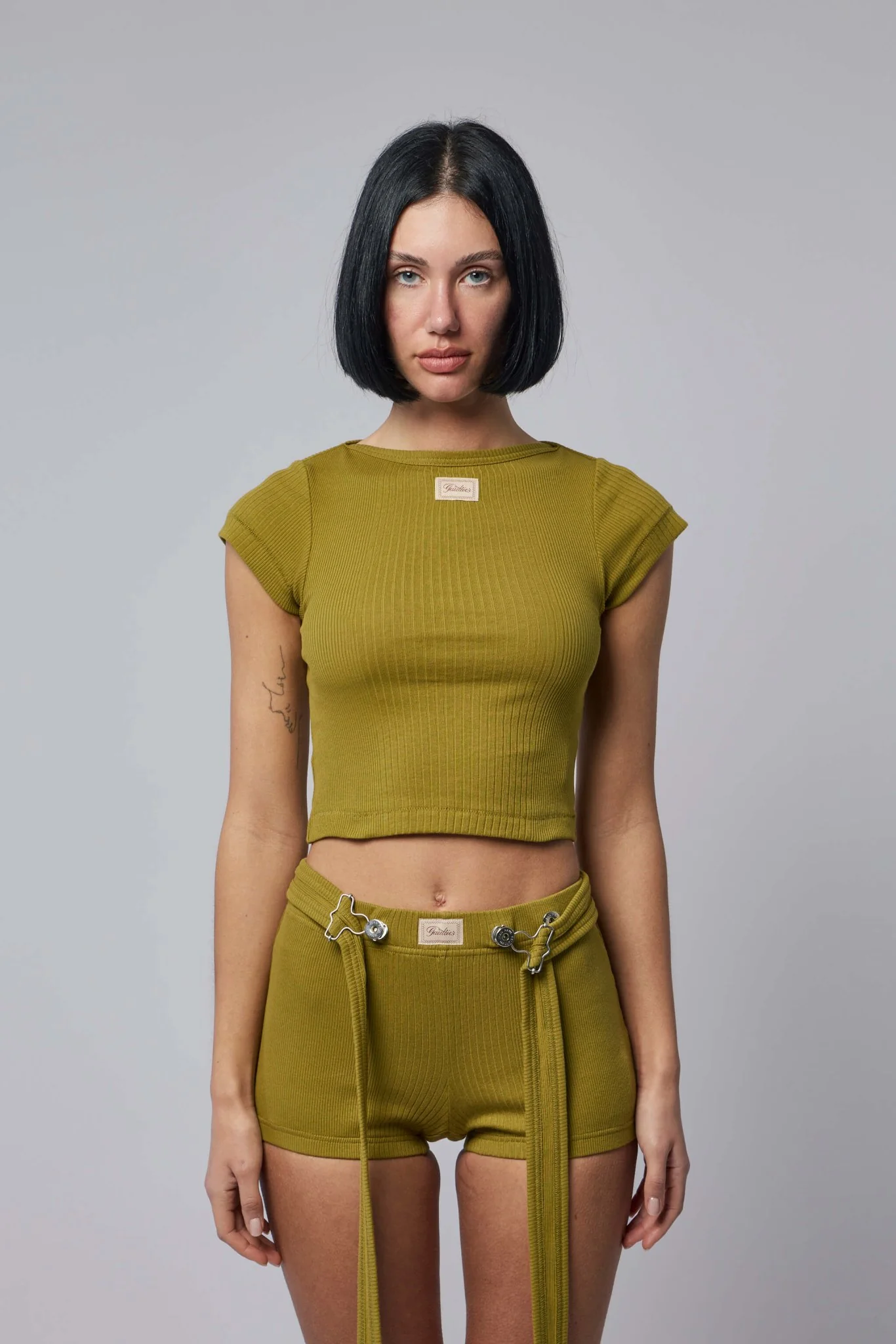 Ribbed Patch Baby T-shirt - Image 2