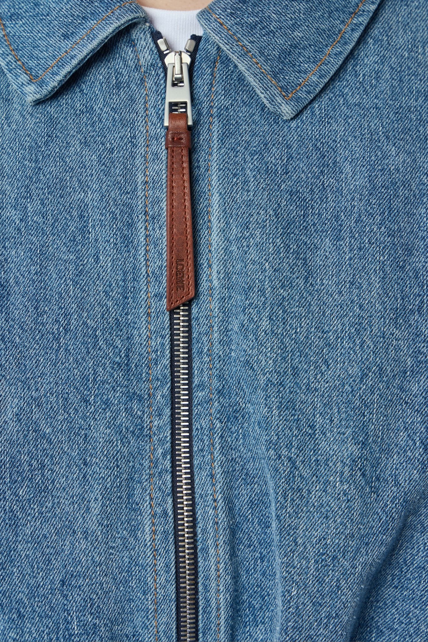 Draped Jacket in Denim - Image 4