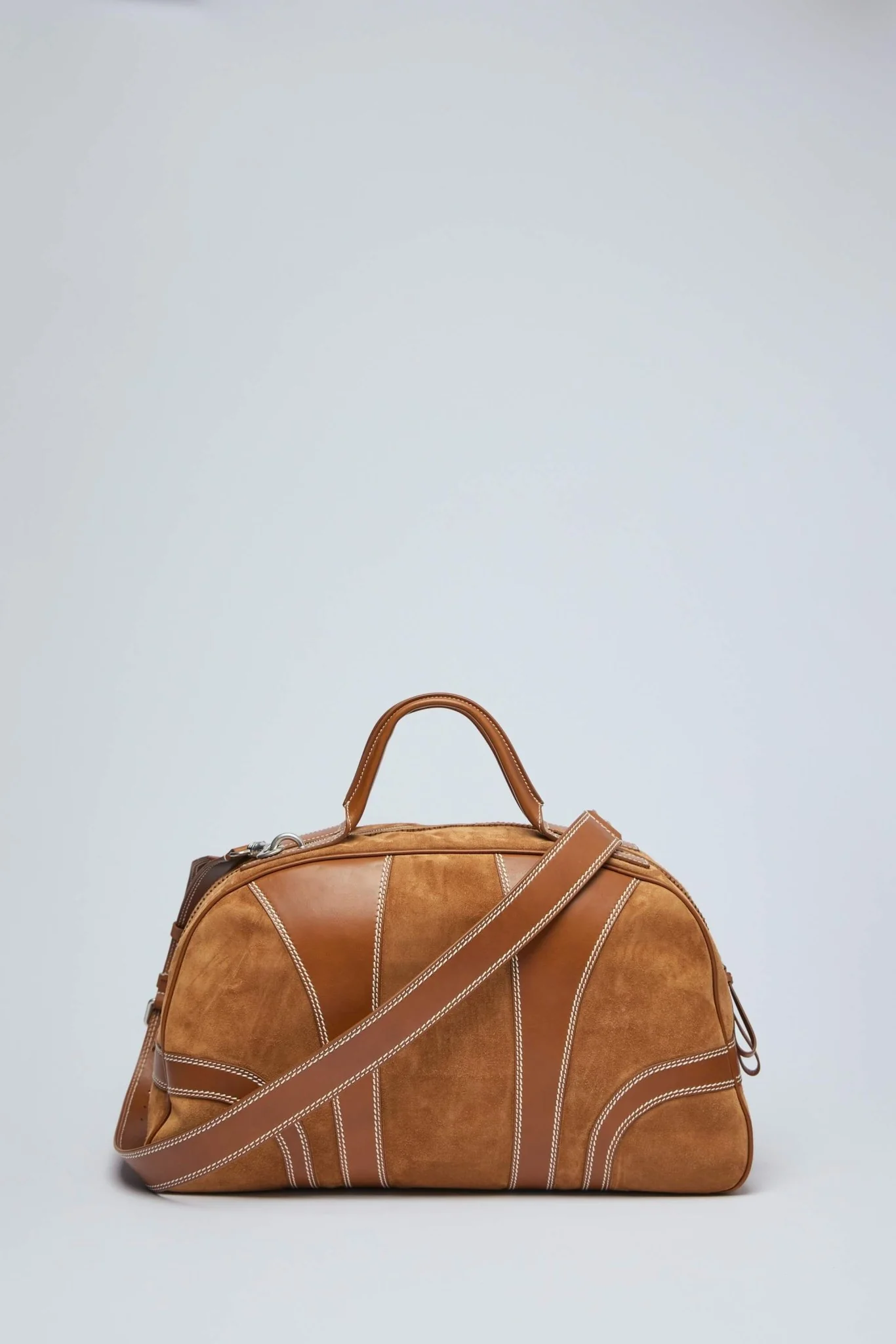 Suede Duffle Bag