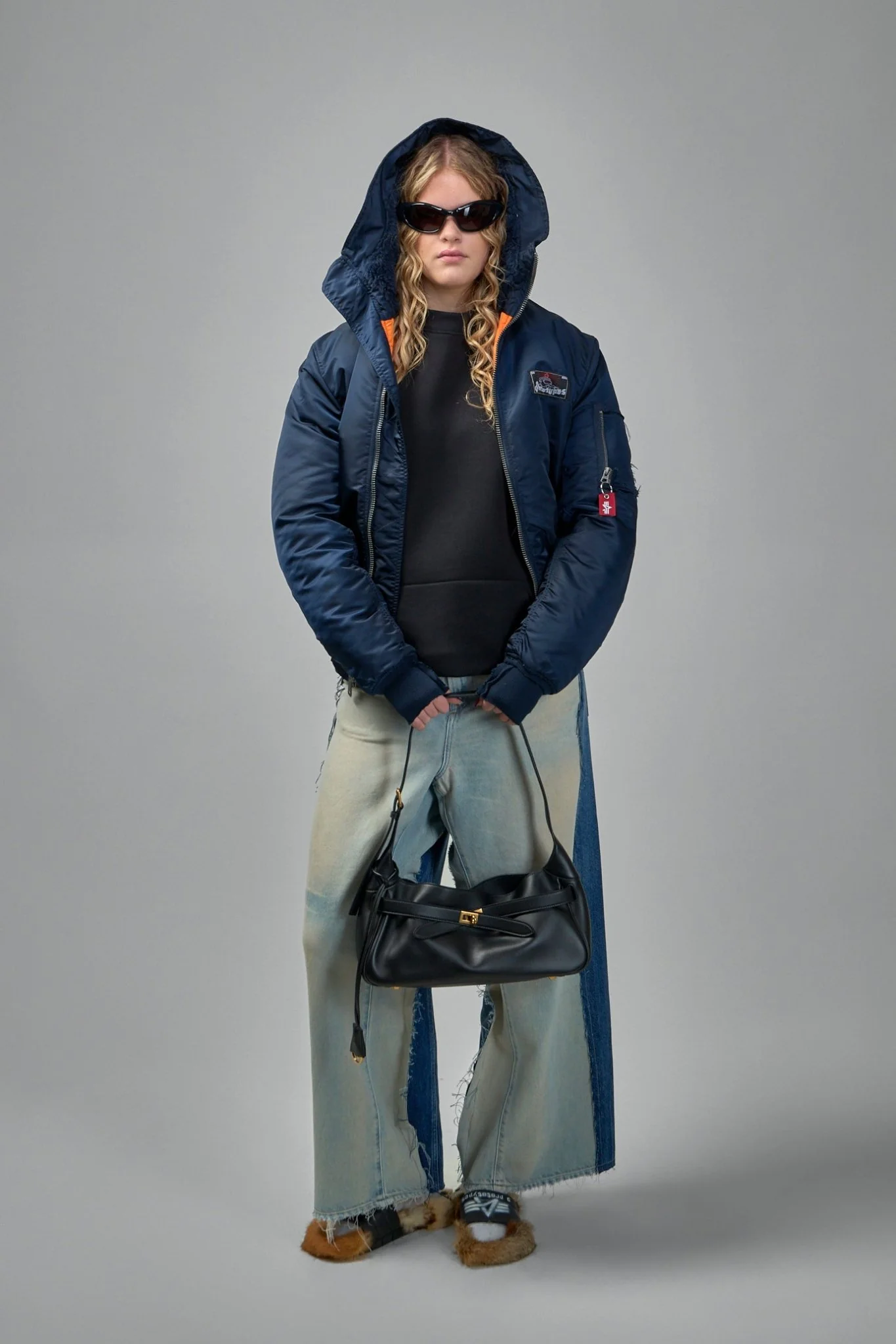 Bomber Jacket with Patch Pockets - Image 13