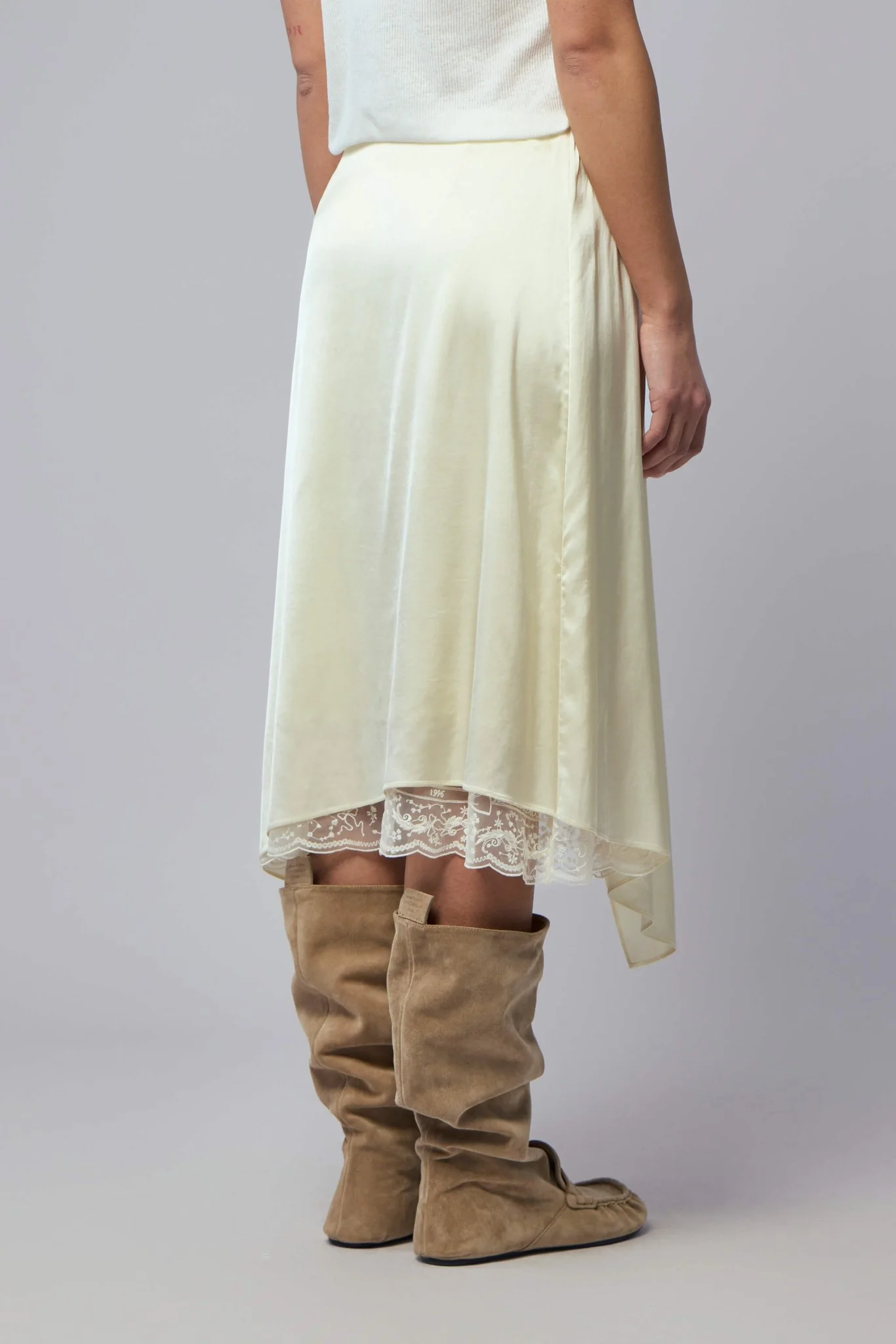 Layered Satin Skirt - Image 6