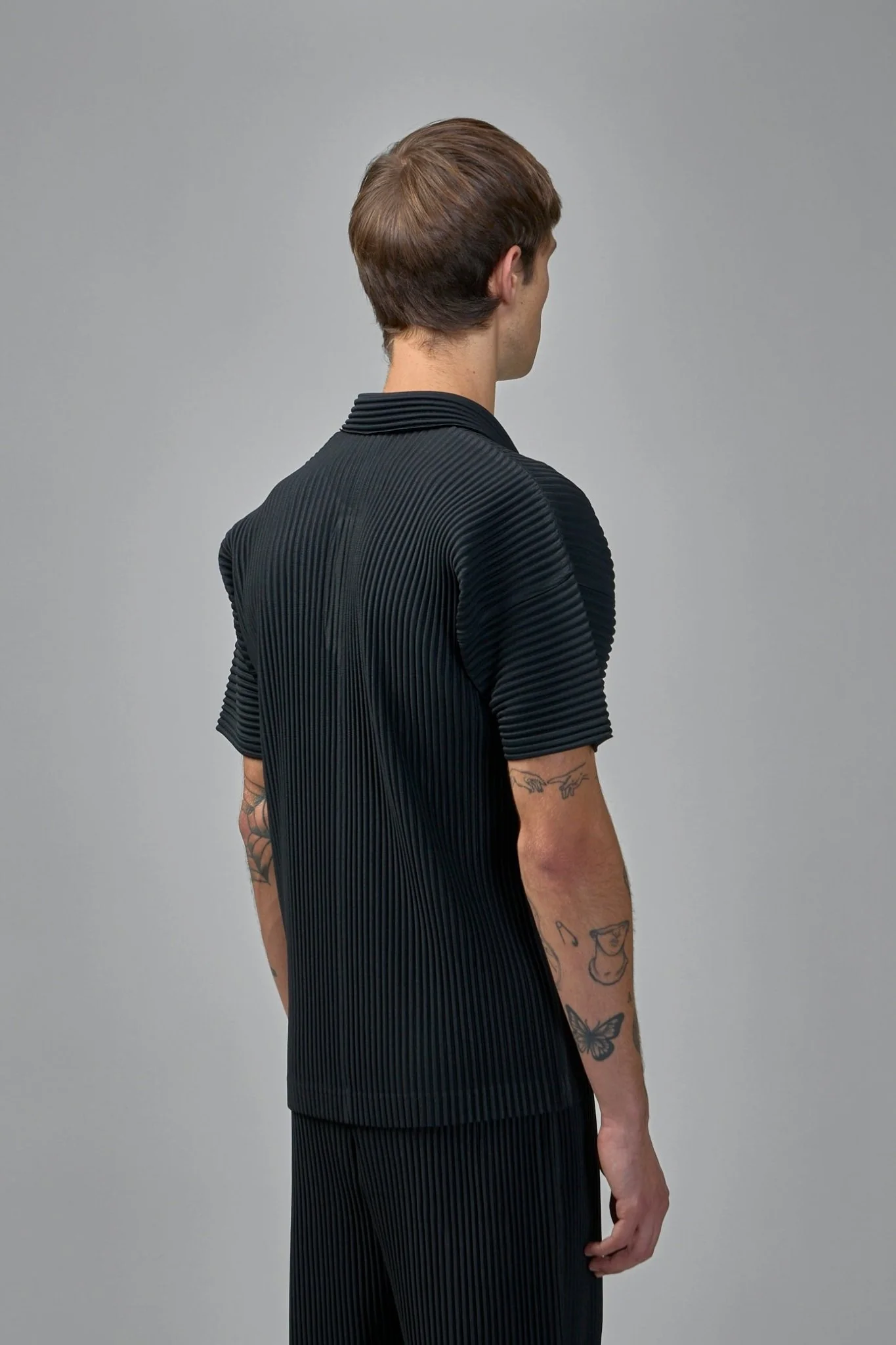 Pleated Polo Shirt - Image 3