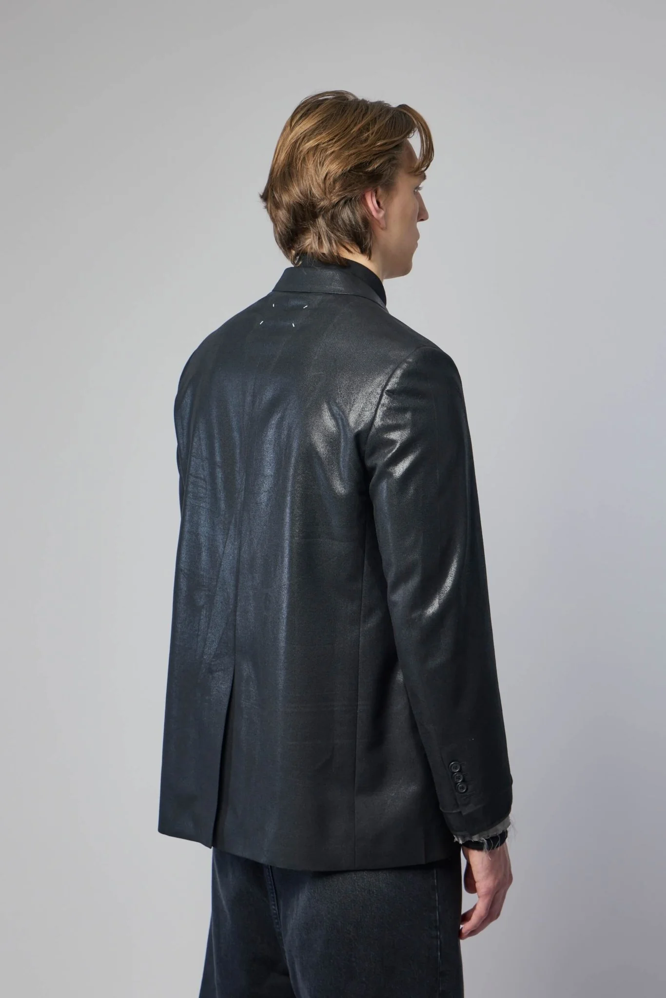 Foiled Wool Blazer - Image 5
