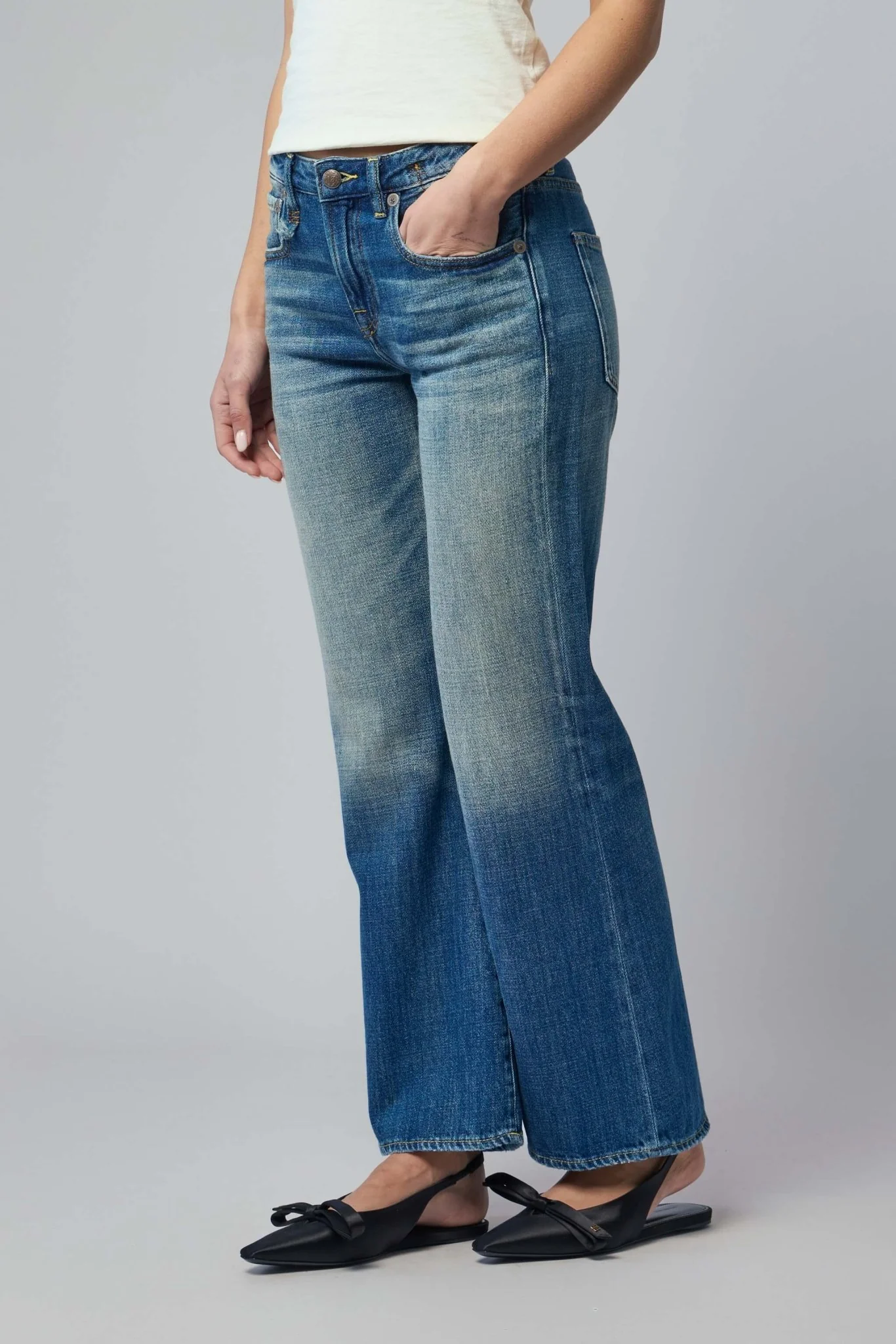 Joan Cropped Flare Jean - Image 3