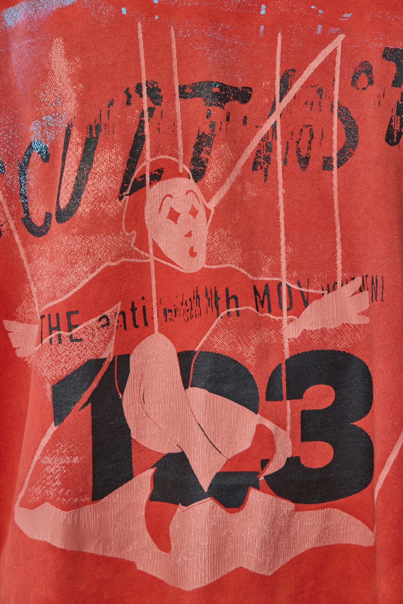 Left Out Vintage Tee Red - Image 4
