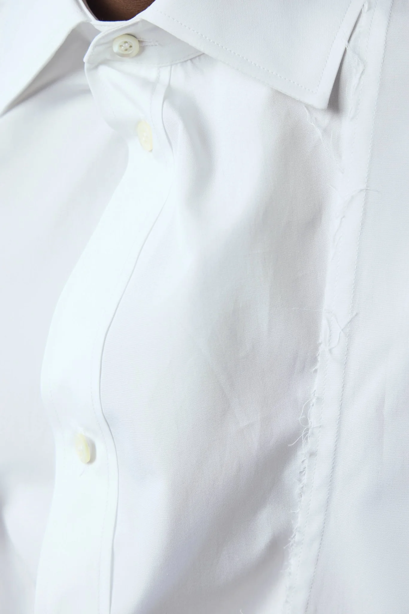 Folded Collar Cotton Shirt - Image 5