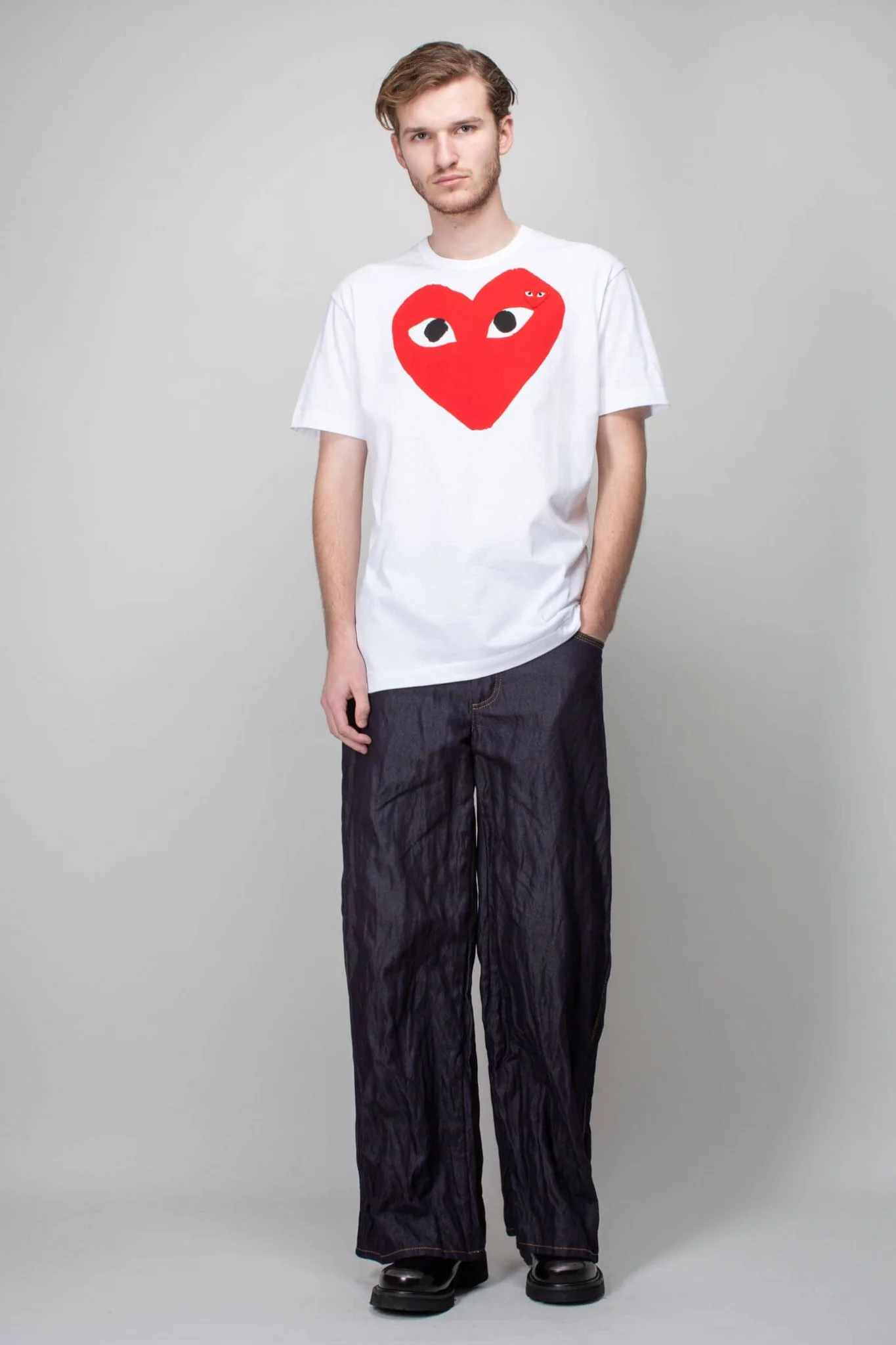 Men's Big Heart T-shirt - Image 4