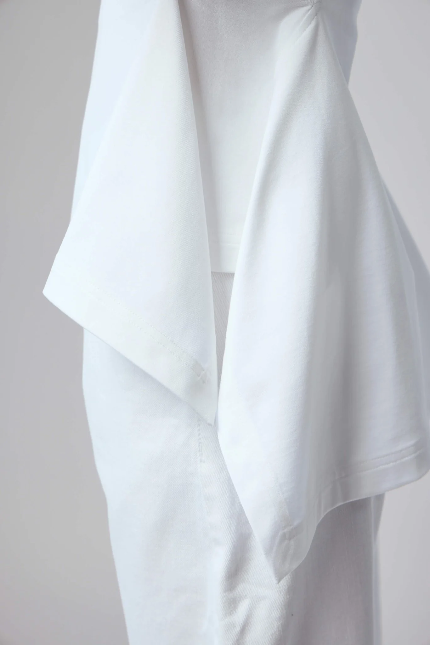 Paneled Cotton T-shirt - Image 4