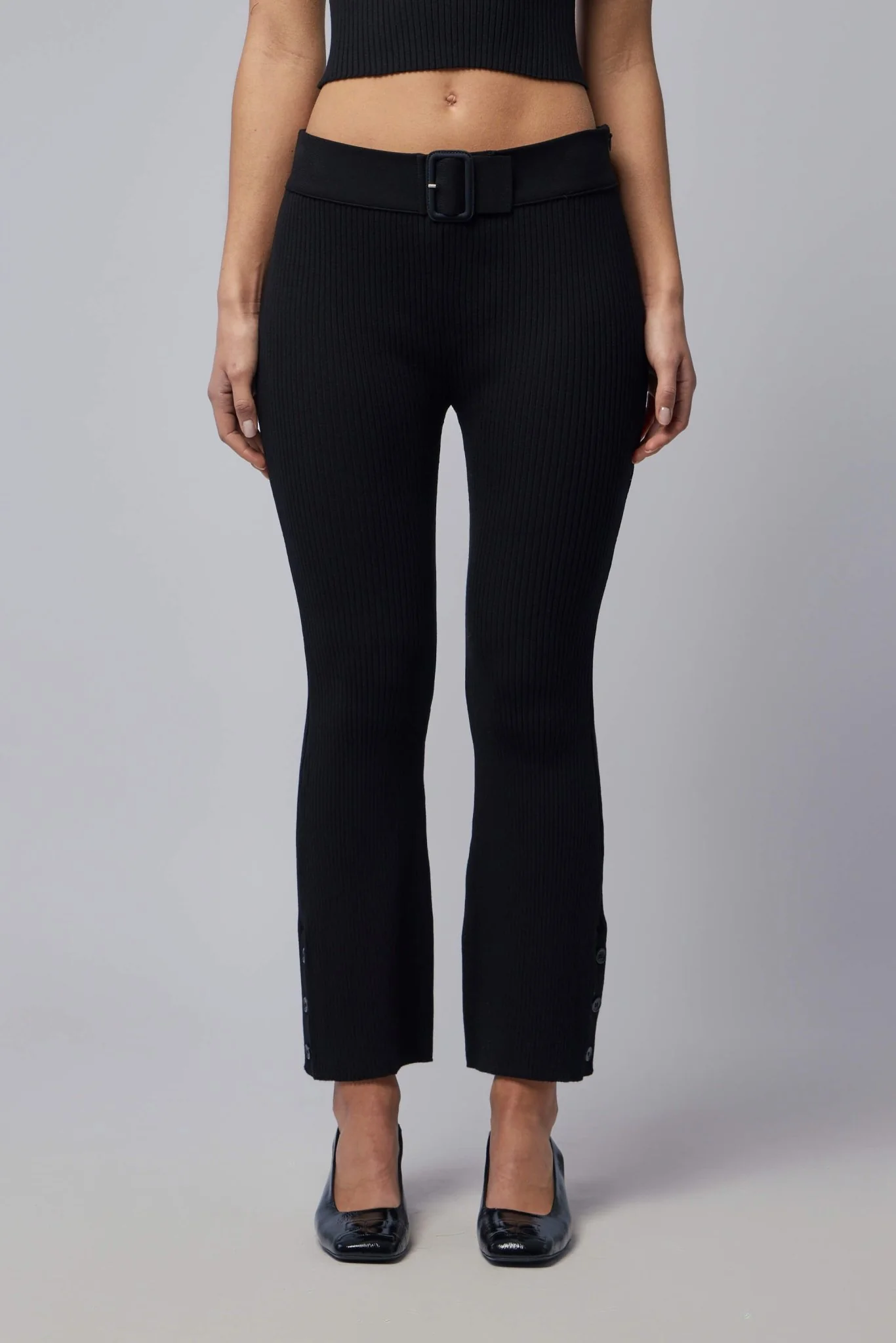 Capri Rib Knit Pants - Image 2