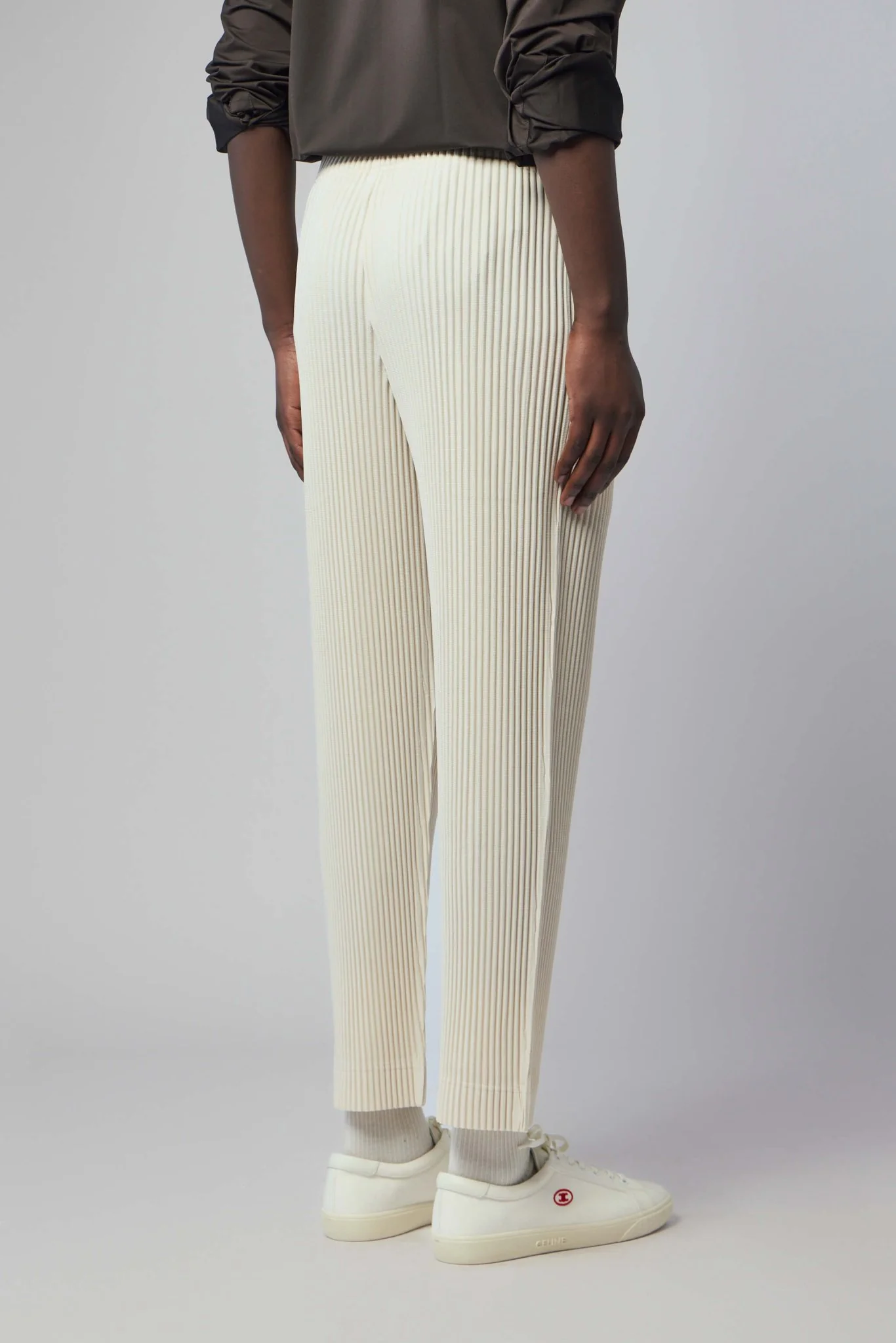 Wide-leg Ribbed Pants - Image 5