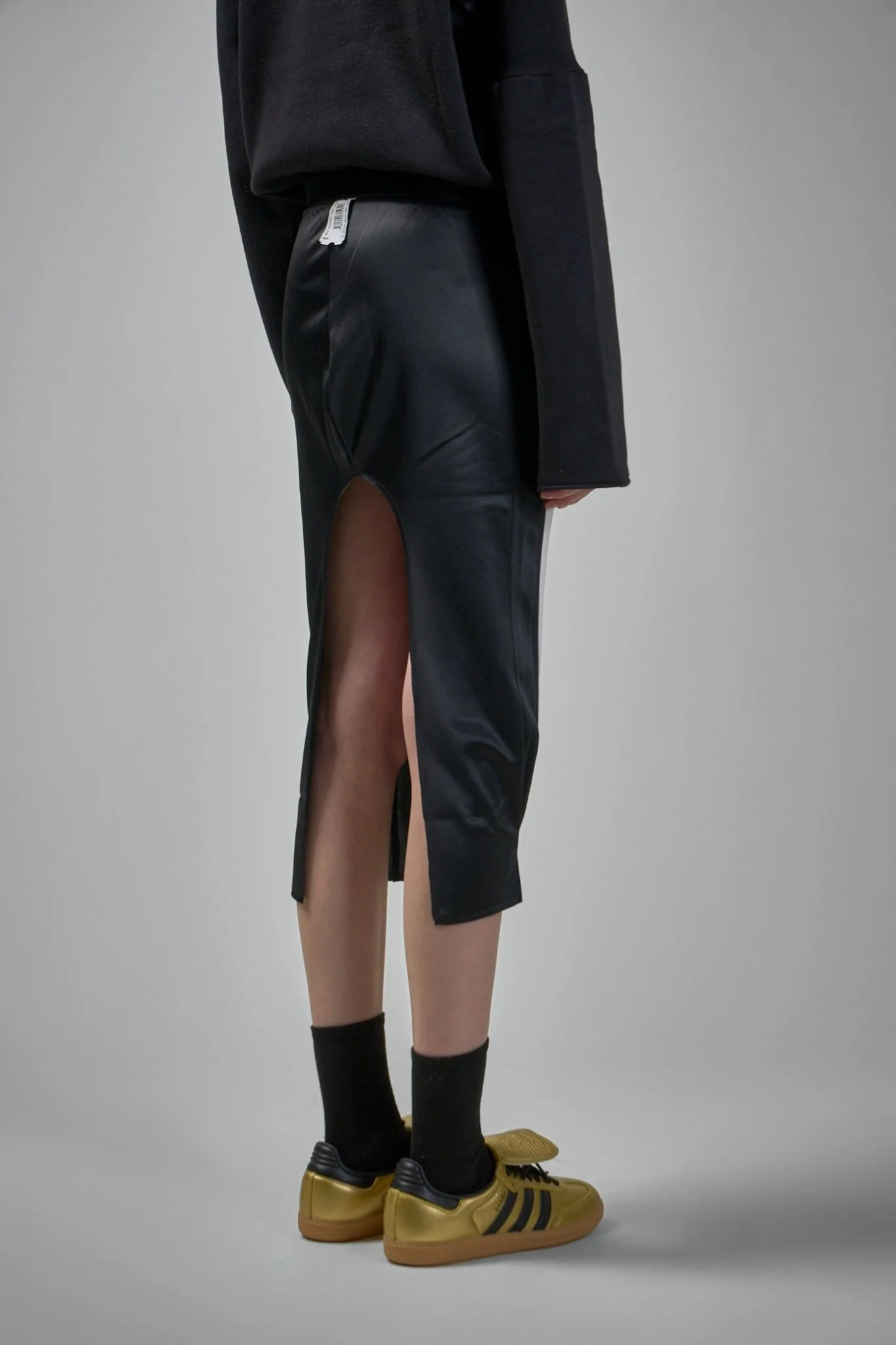 Poly Jersey Pencil Skirt - Image 3
