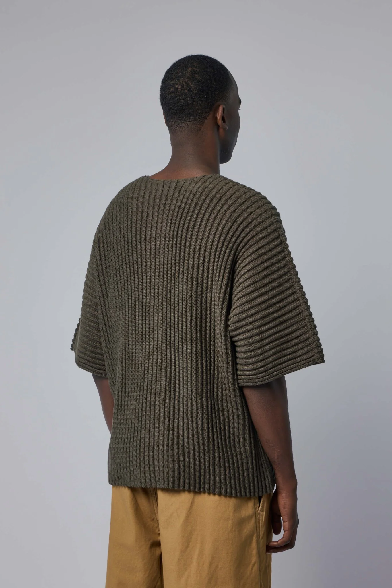 Ribbed Knit Kimono Top - Image 5