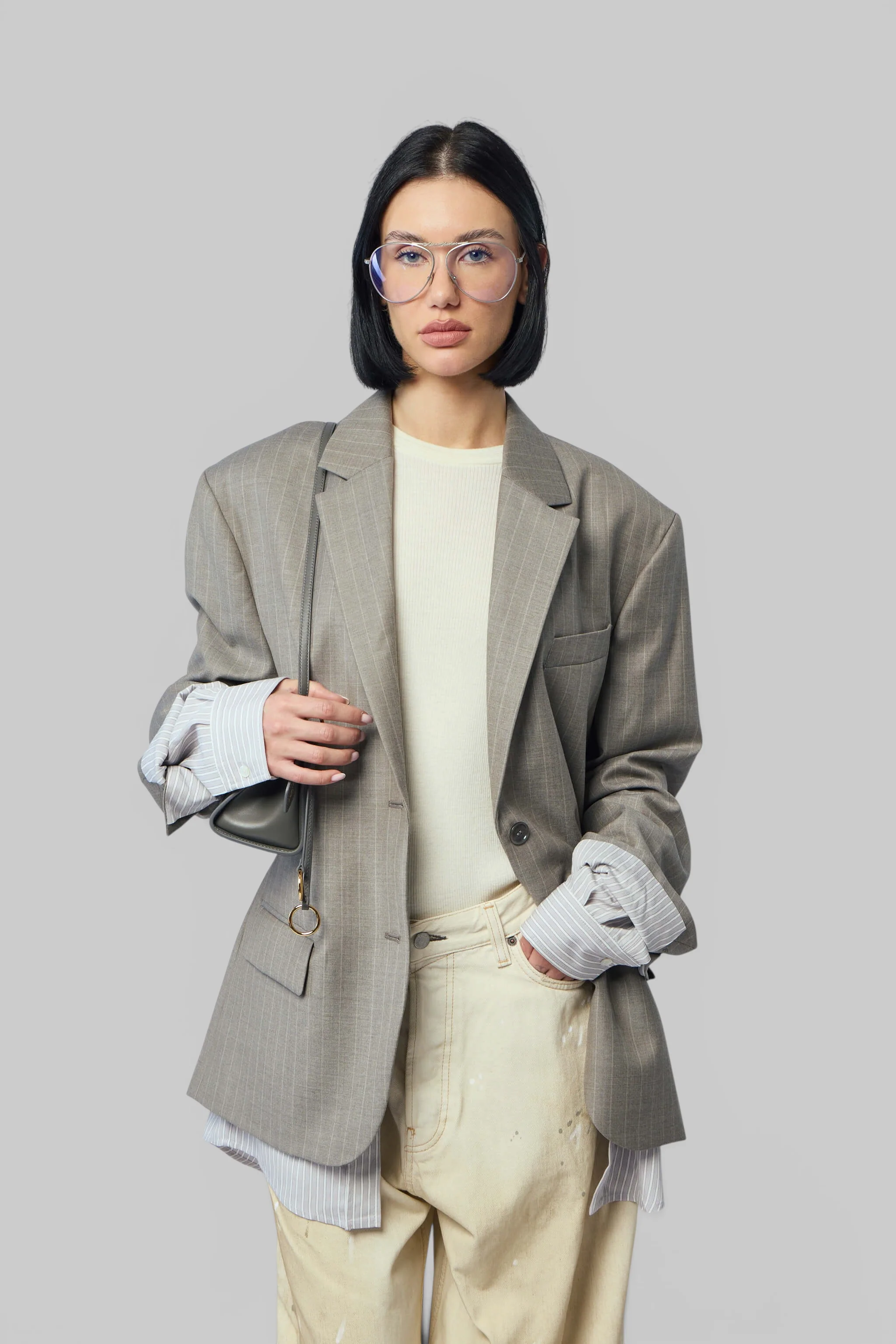 Layered Suit Jacket