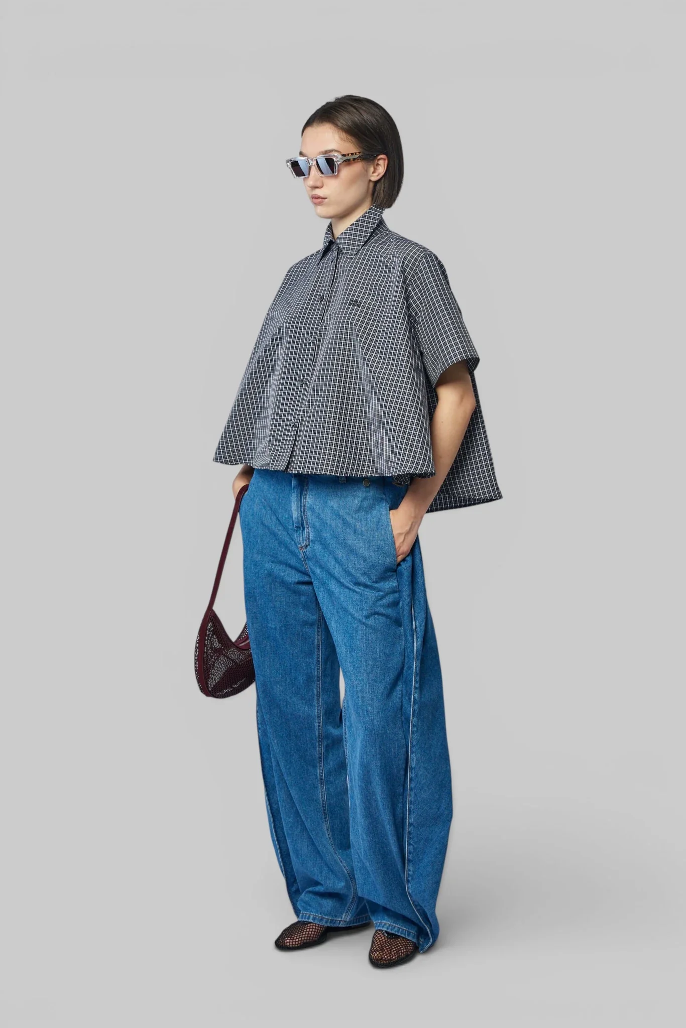 Short Sleeve Trapeze Shirt - Image 2