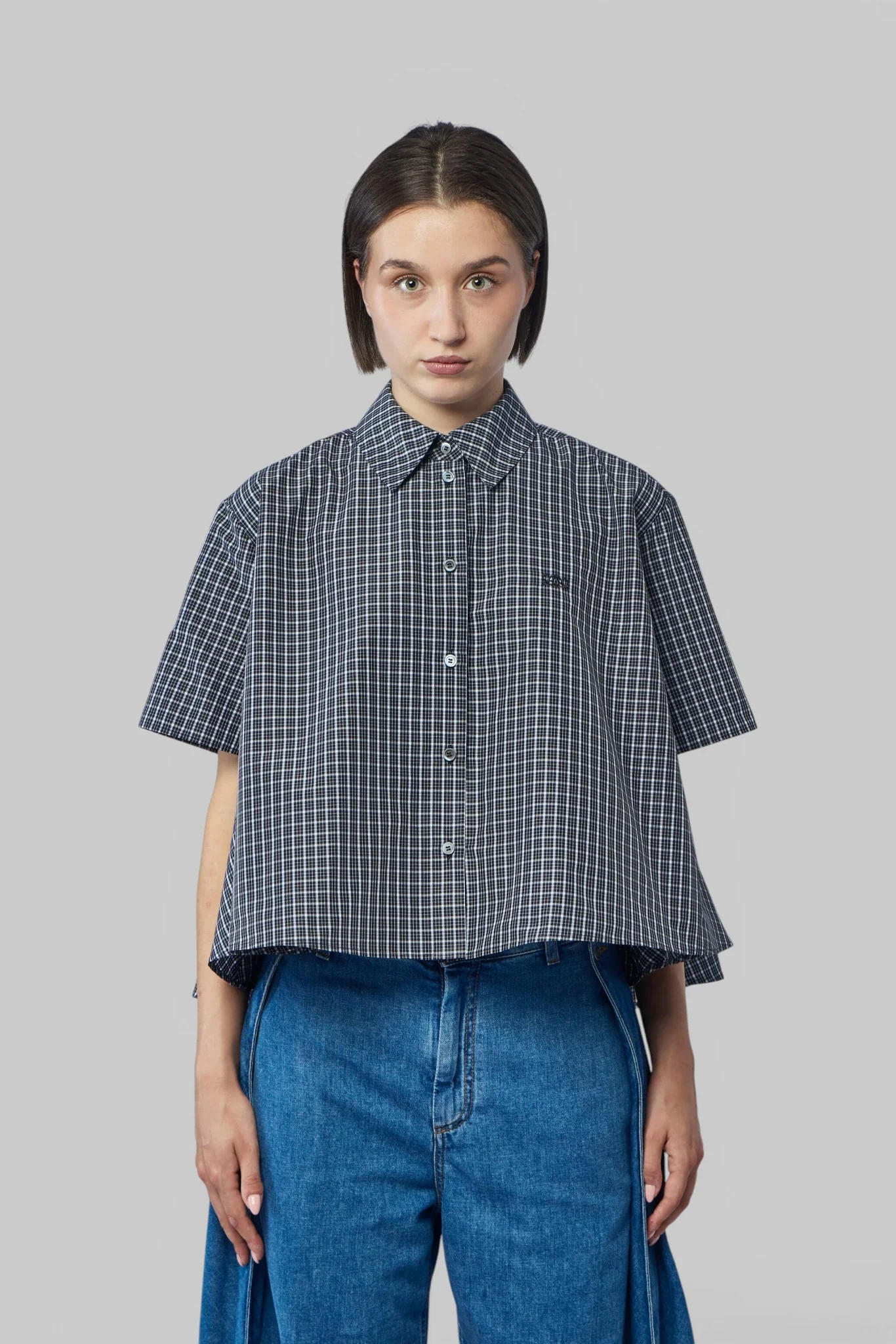 Short Sleeve Trapeze Shirt - Image 3