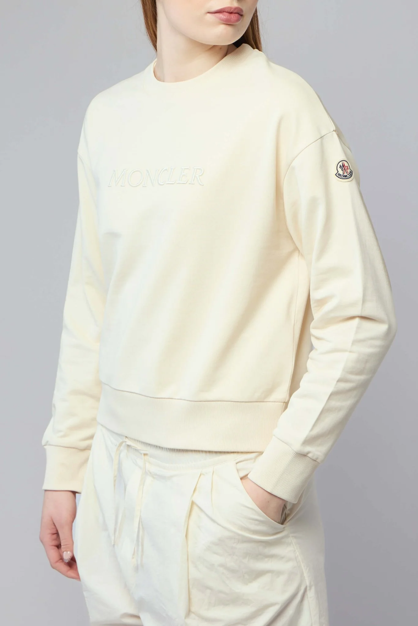 Embroidered Logo Cotton Sweatshirt - Image 3