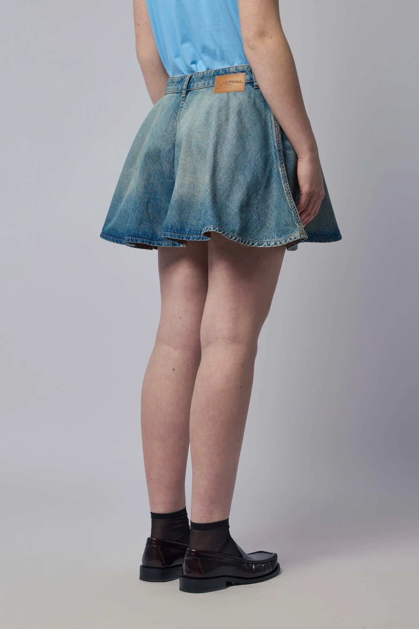 Tint Rigid Denim Skirt - Image 5