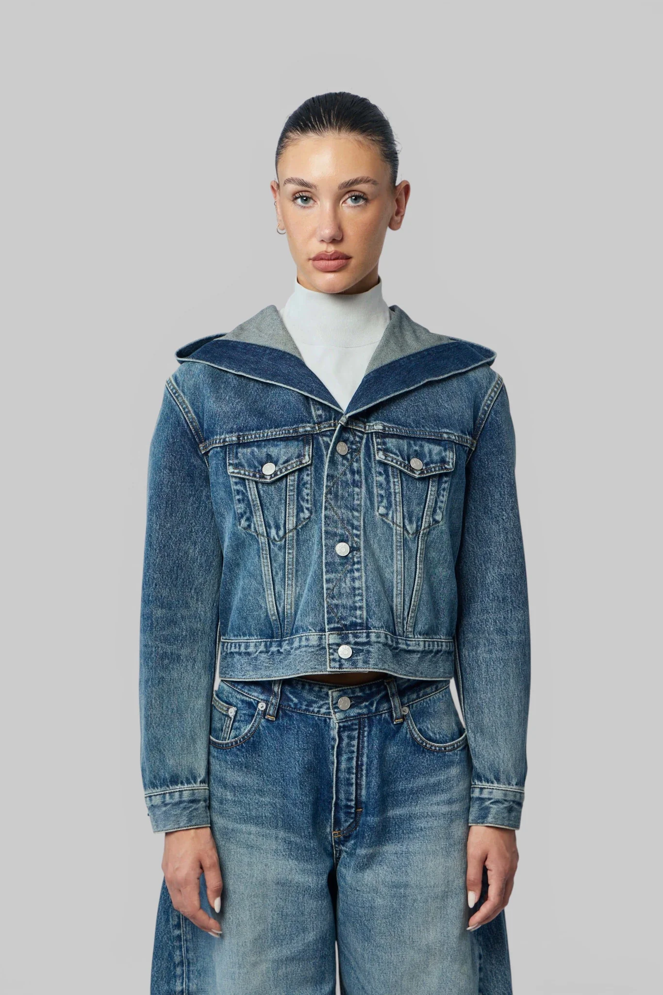 Trucker Jacket Denim - Image 3