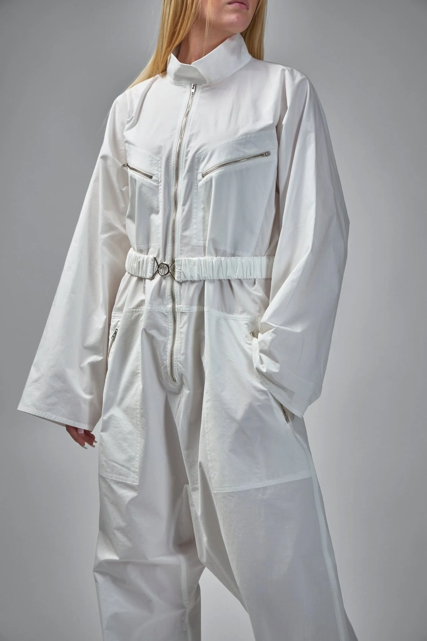Plateau Loose Fit Jumpsuit with Belt - Image 5