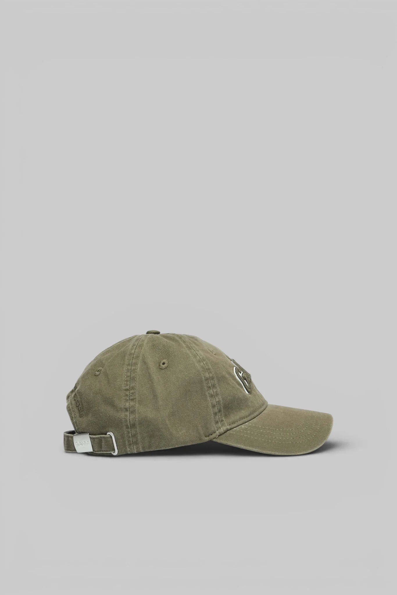 Washed Cotton Canvas Cap Emb - Image 2