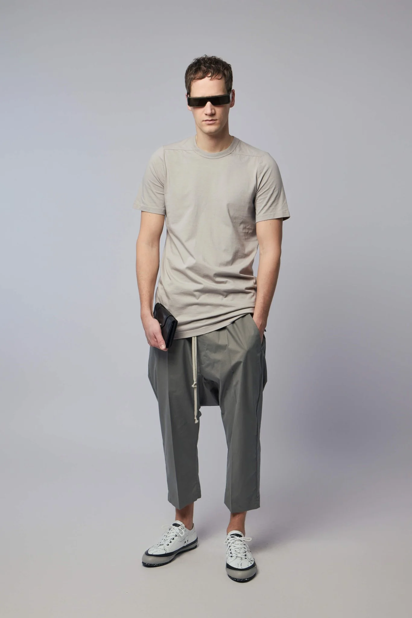 Woven Pants - Drawstring Cropped - Image 6