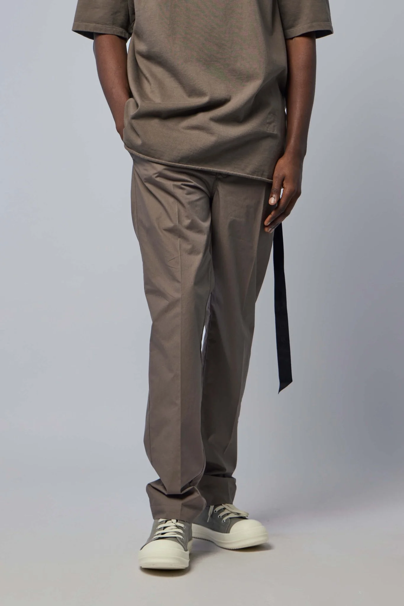 Woven Pants - Drawstring Slim Long