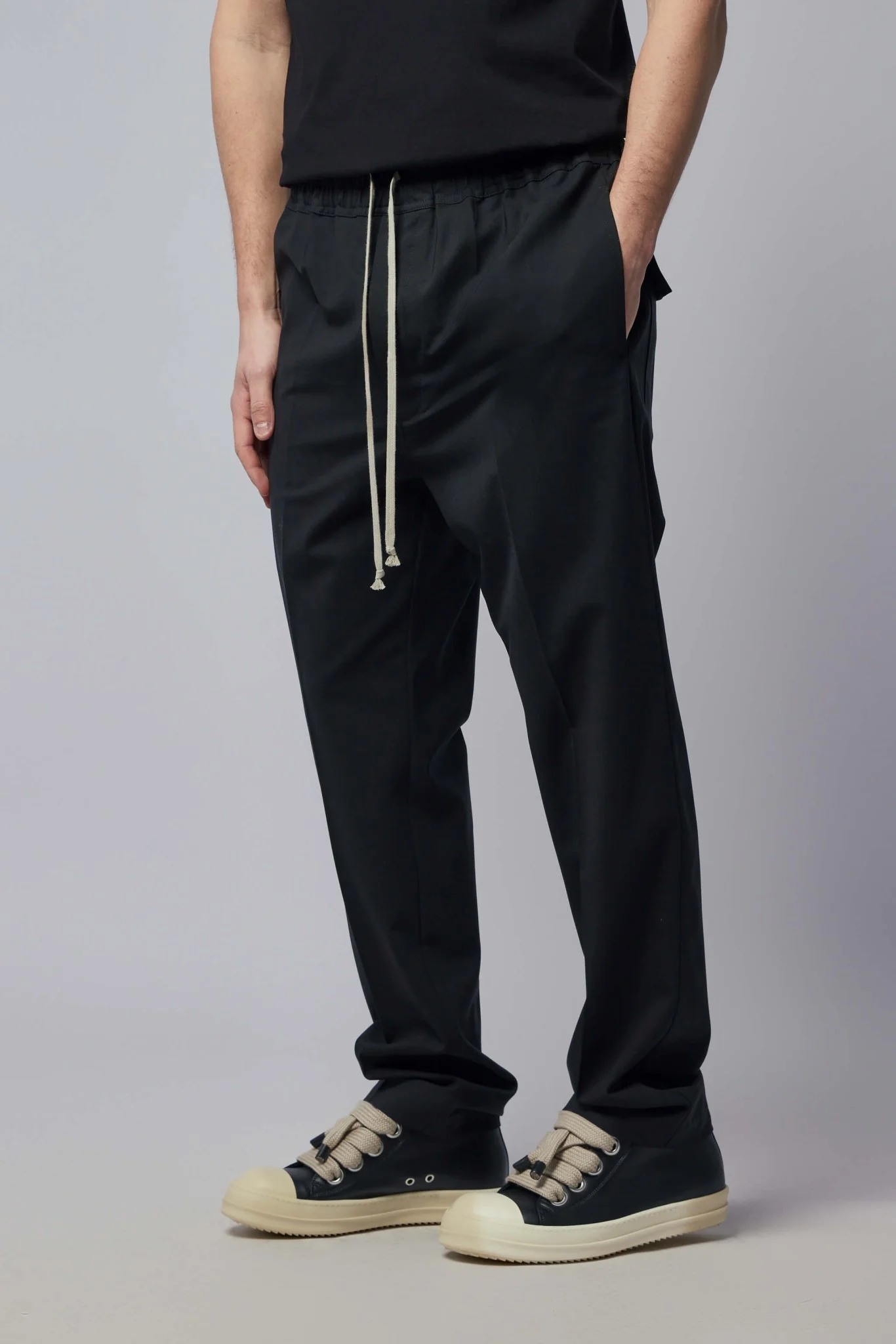 Woven Pants - Drawstring Slim Long - Image 3